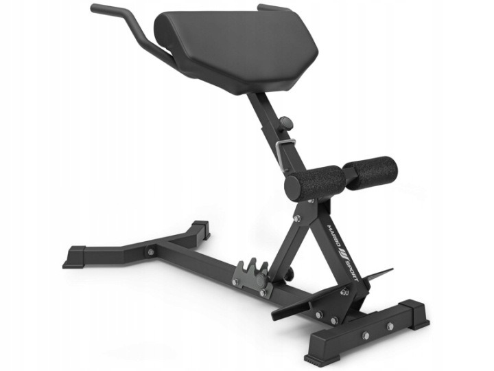Hyperextenzná lavica Marbo Sport MS-L108 2.0 na chrbát a brucho, nosnosť 130 kg, 3 uhly